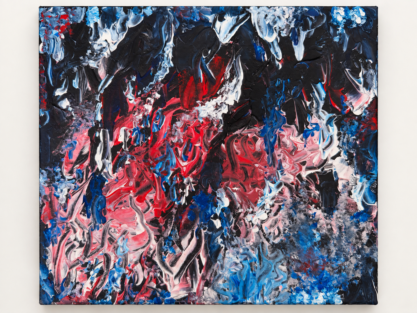 Cat Woods Art Red & Black Sept 2024