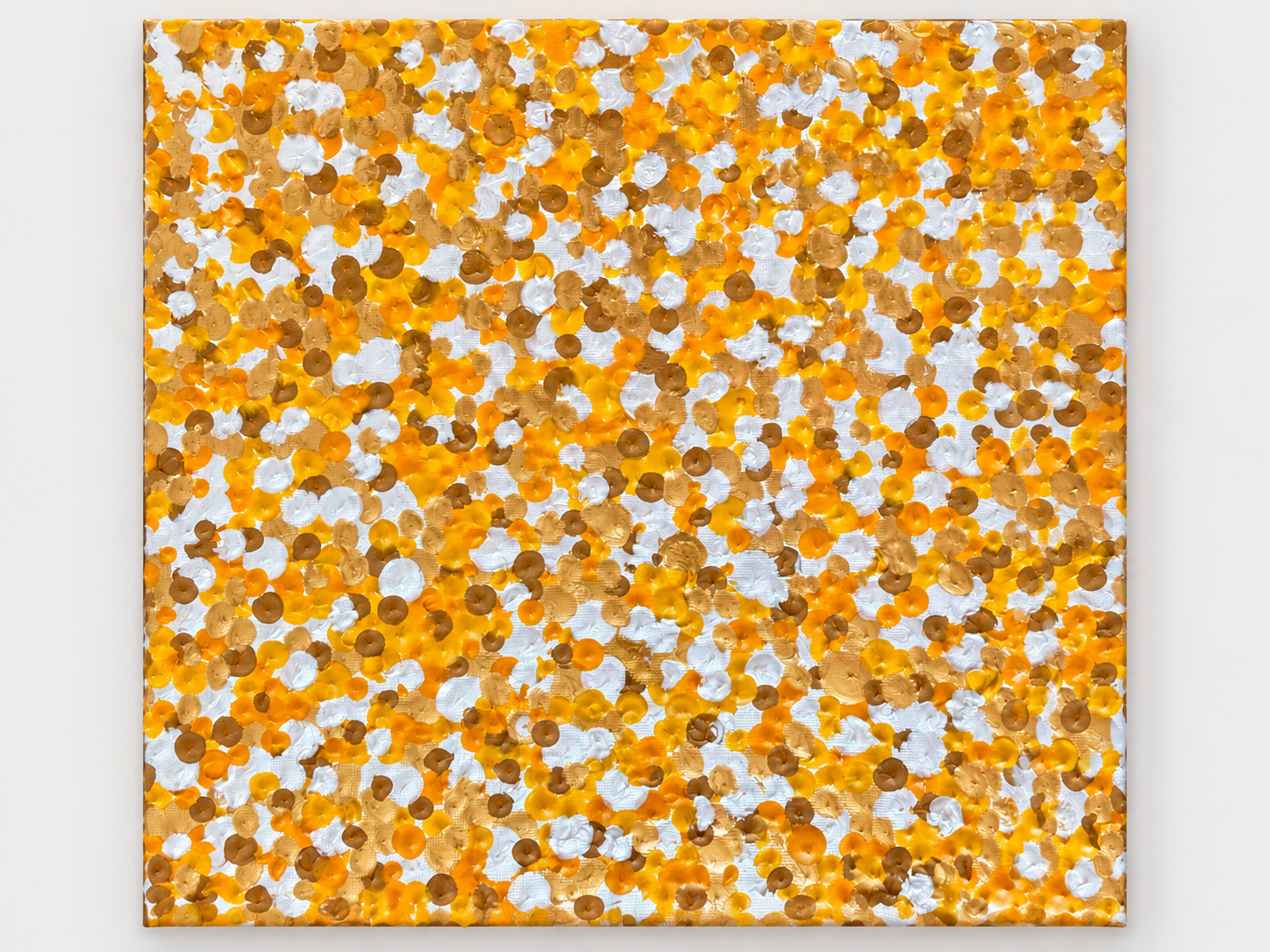 Cat Woods Art Dotty Yellow tones 2025