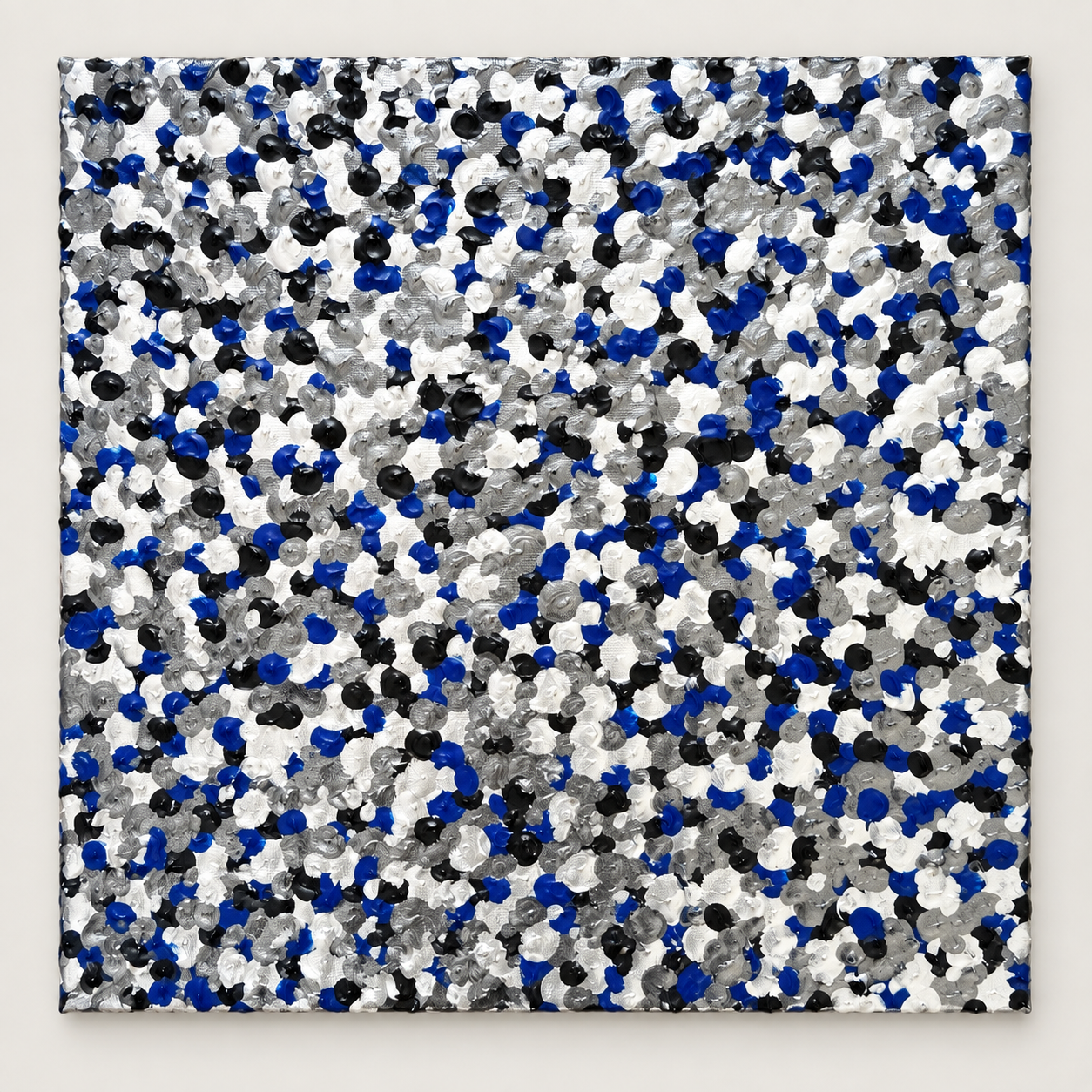 Cat Woods Art Dotty Blue tones 2025